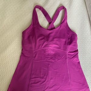 Lululemon athletica magenta tank - size 6